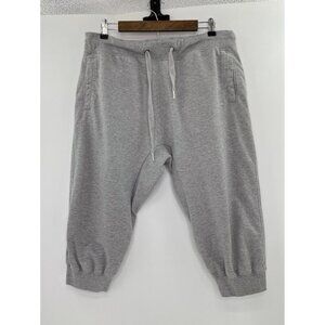 Switch Remarkable Men’s Gray Jogger Cropped Slouchy 100% Cotton Blend Elastic XL